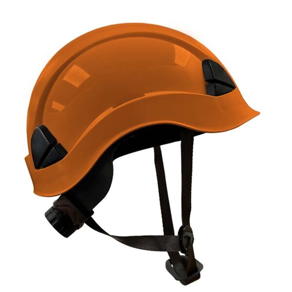 Casco AEL para trabajos en altura, naranja